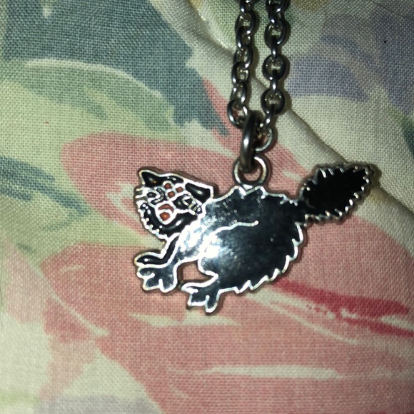Black cat necklace π5 for $20π - Picture 2 of 2